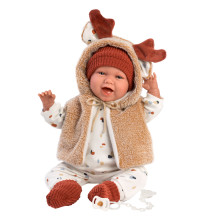 Lelle Mimi 42 cm (raud, runā, ar mānekli, mīkstais ķermenis, lokas rokas un kājas) Spānija LL74018